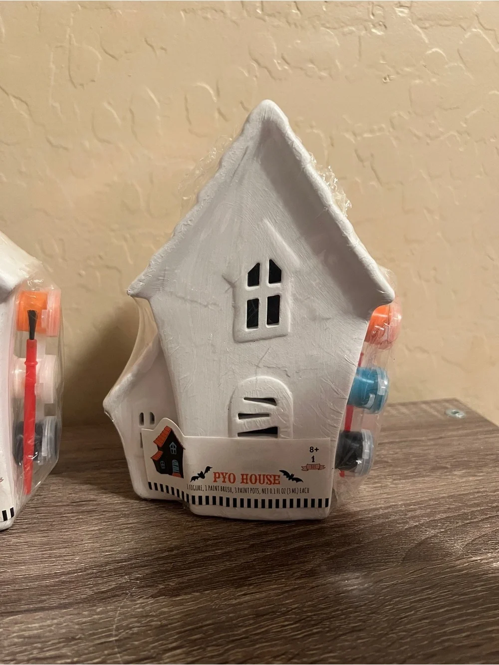 Target Bullseye DIY Paintable Ceramic Halloween Spooky Haunted Houses NWT